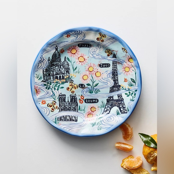 Nathalie Lete Francophile Dinner Plate - Picture 1 of 6